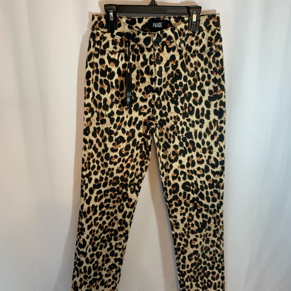 PAIGE Denim - Paige animal print Jean, size 26 NWT